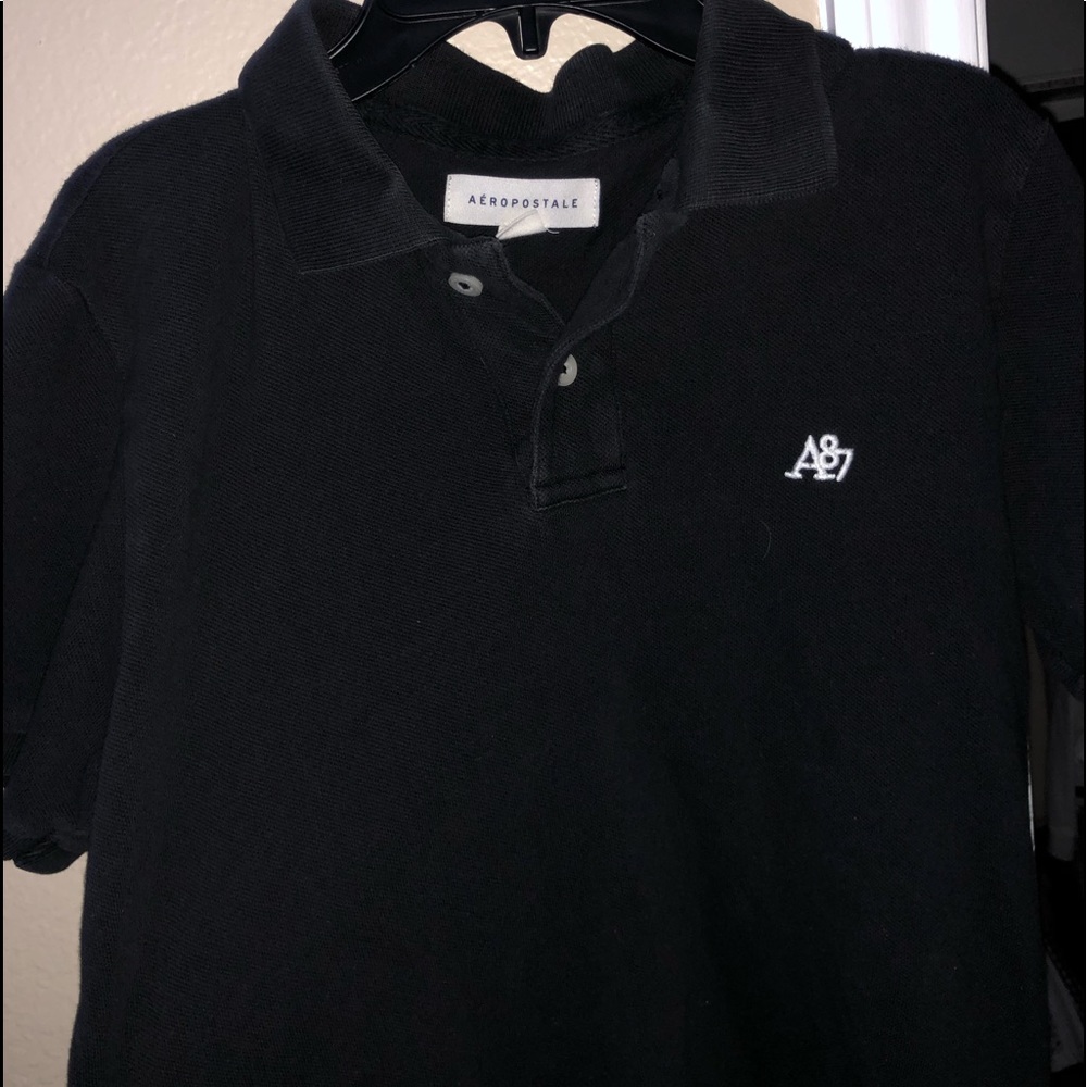 black aeropostale polo